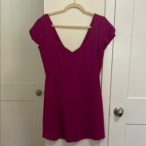 Urban Outfitters dark pink formal dress